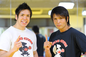 ヘッドコーチのHiroshiとボス ジム ジャパン代表Tsuyoshi